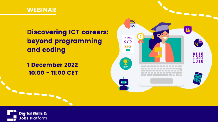 DSJP Webinar: Discovering ICT careers: beyond programming and coding