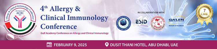 4th Emirates Allergy and Clinical Immunology Conference - [7 CME] - February 9, 2025 