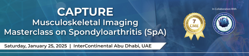 CAPTURE Musculoskeletal Imaging Masterclass on Spondyloarthritis (SpA) January 25, 2025 (7 CME)