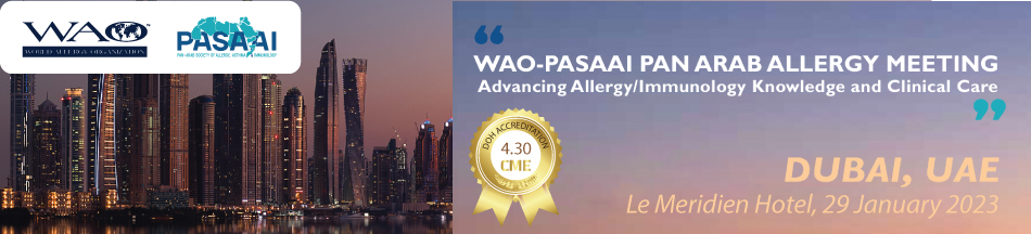 Day 3 - WAO-PASAAI Pan Arab Allergy Meeting (Jan 29, 2023) 
