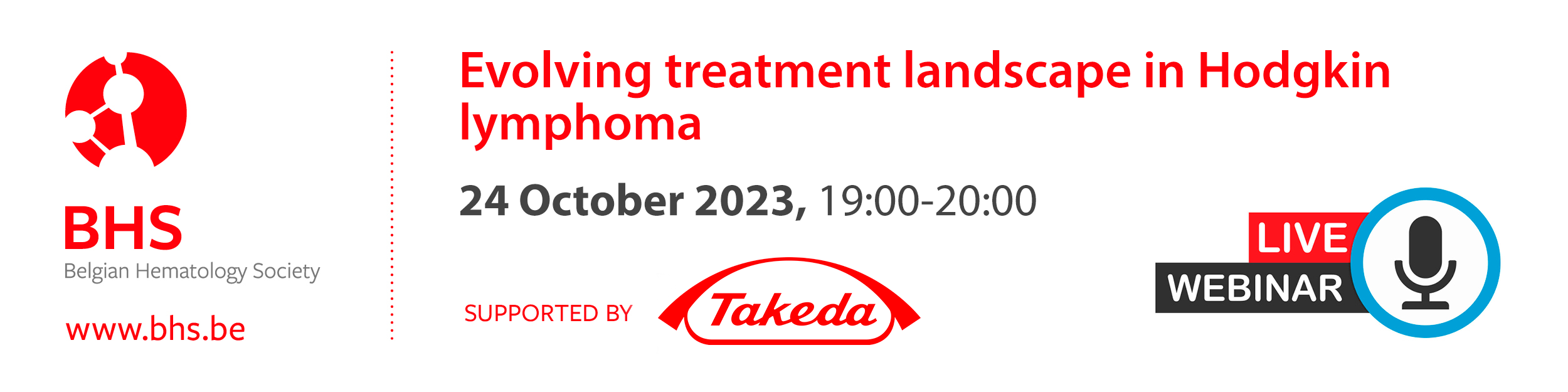 BHS Webinar supported by Takeda