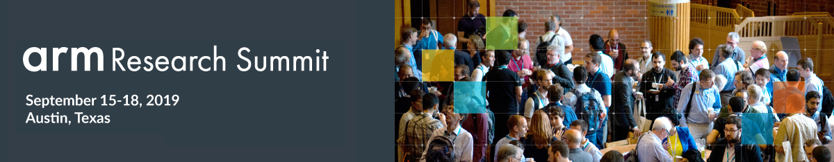 Arm Summit 2019 Banner - September 15-18 in Austin, TX