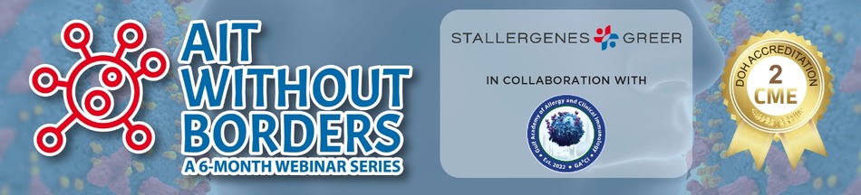 HDM-Induced Allergic Rhinitis: Burden, Diagnosis, and Improved Outcomes (AIT without Borders Webinar Series) - May 6, 2025 (2 CME)