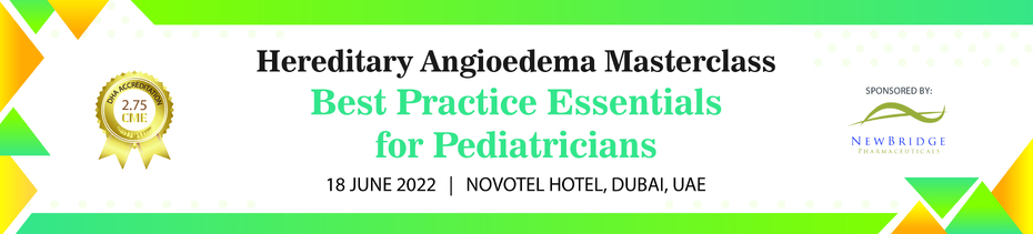 Masterclass - Hereditary Angioedema Masterclass Best Practice Essentials for Pediatricians (June 18, 2022)