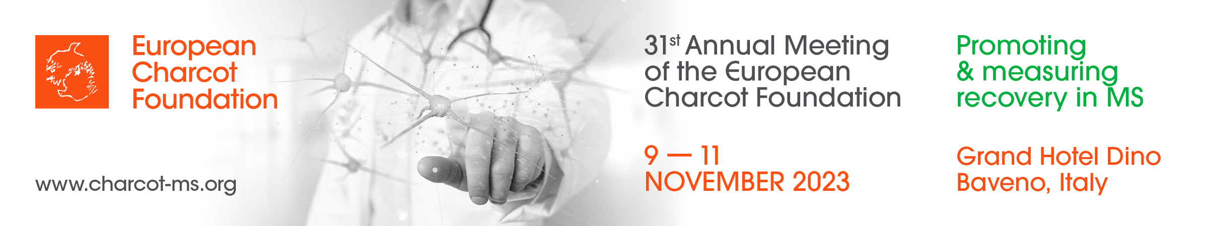 31st Annual Meeting of the European Charcot Foundation, 9 - 11 November 2023, Baveno