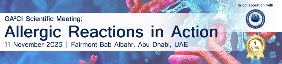 GA²CI Scientific Meeting: Allergic Reactions in Action - November 11, 2025 (1 CME)