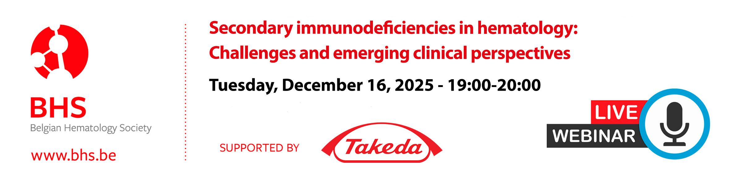 BHS Webinar supported by Takeda_16 December 2025 