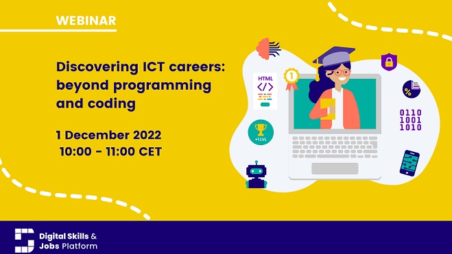 DSJP Webinar: Discovering ICT careers: beyond programming and coding