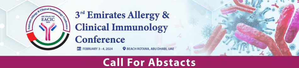 Call for Abstract - 3rd Emirates Allergy & Clinical Immunology Conference 2024 